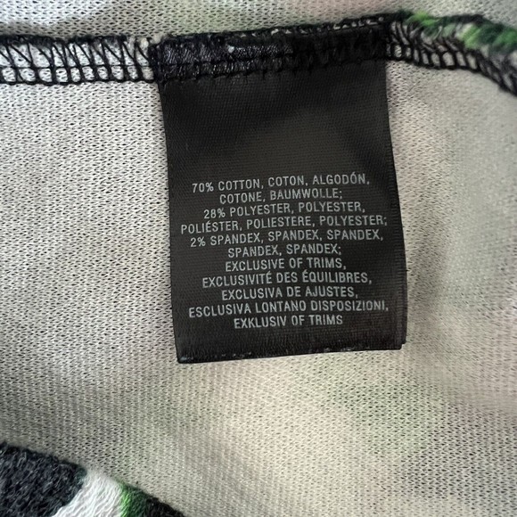 Anthropologie 9-H15 STCL Kobus Magnolia Floral‎ Zipper Boxy Crop Shirt Medium - Picture 6 of 8